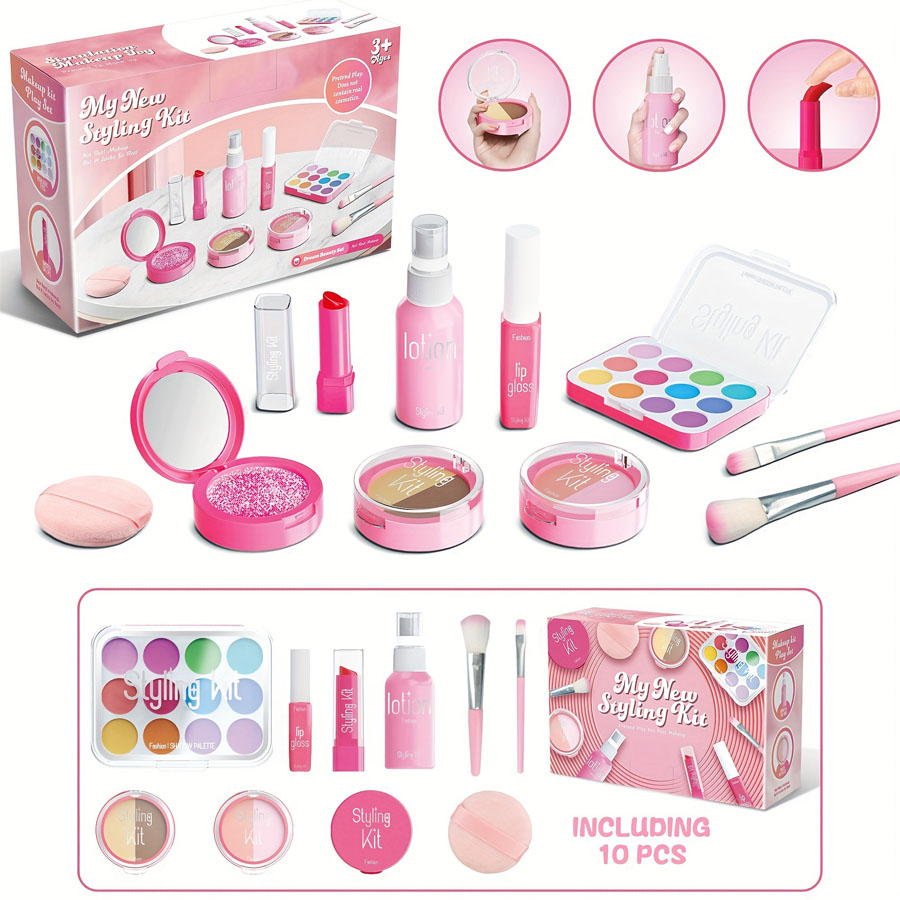Beauty Real Makeup - Ensemble de jouets de maquillage pour
