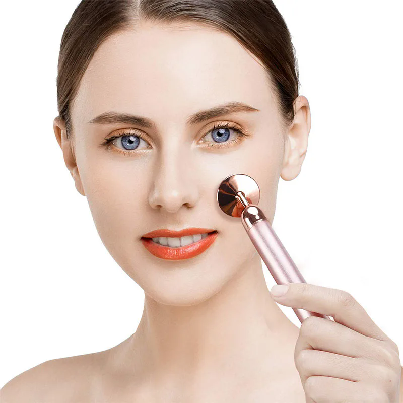 Jade Roller Gua Sha - Rouleau 3D 3 en 1, pierre