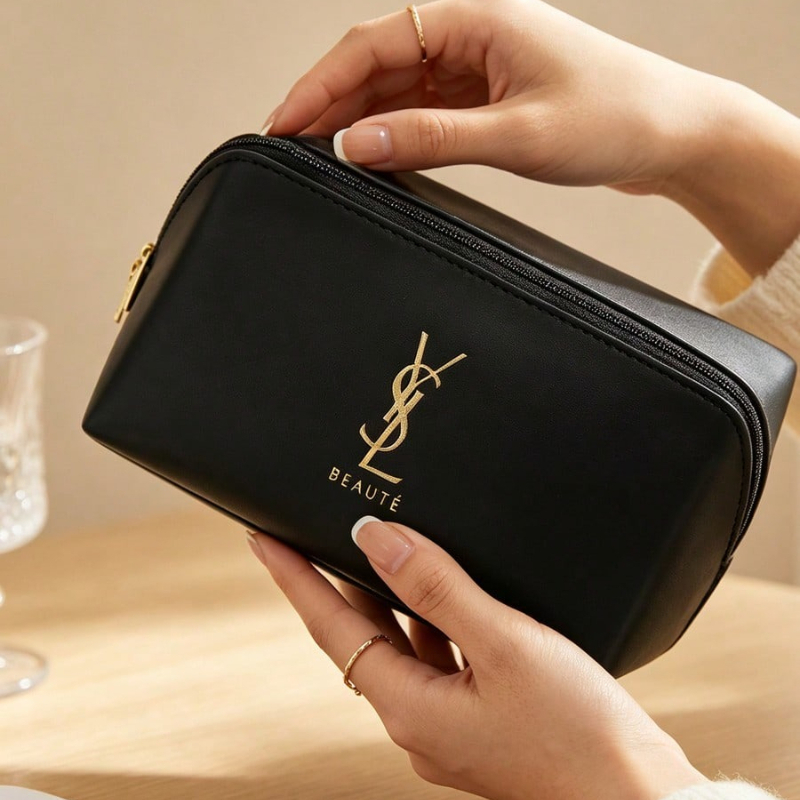 Ysl Beauty Makeup Bag - Sac à Cosmétiques YSL Grande Capacité