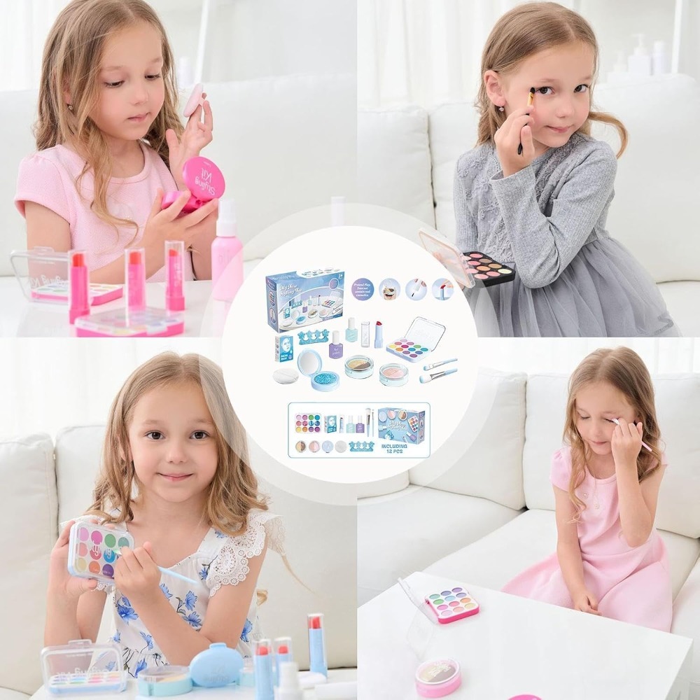 Beauty Makeup Kit For Girls - Ensemble de jeu de salon de