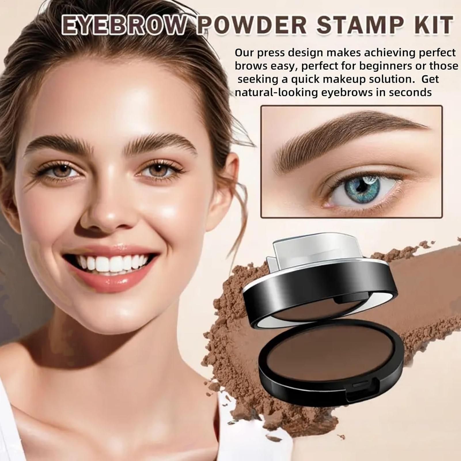 Beauty Makeup Kit For Girls - Kit de tampons à sourcils imperméable,