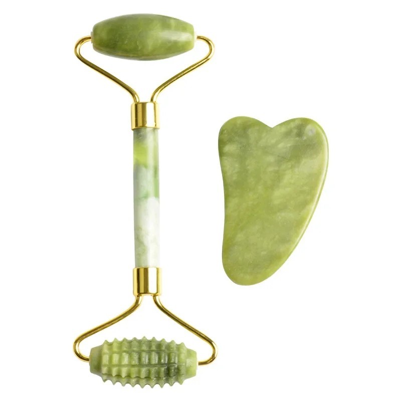 Ensemble de rouleaux de Massag - Jade Roller Gua Sha avis et prix