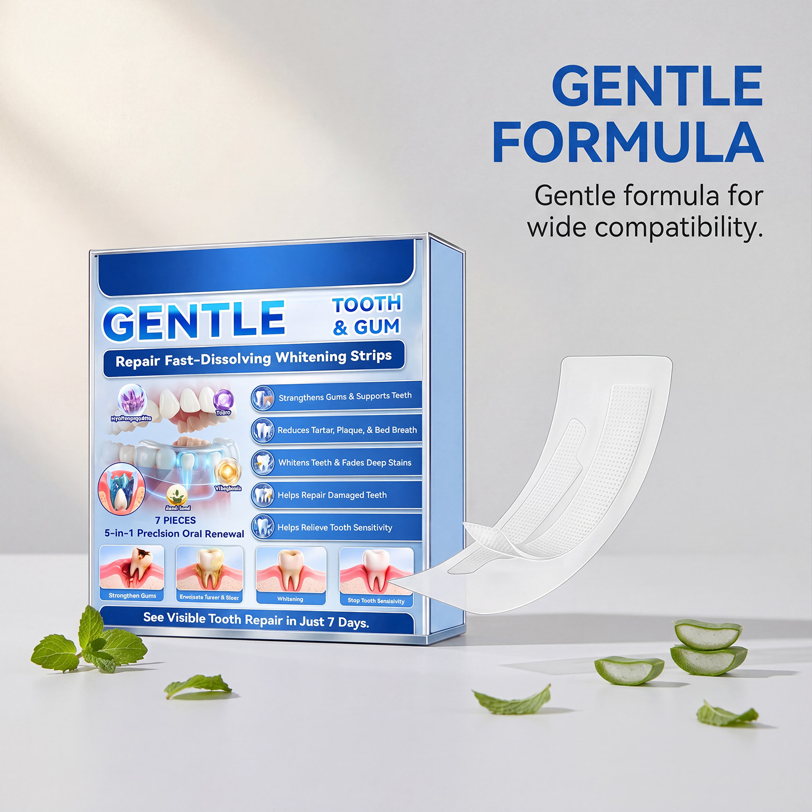 Bandes blanchissantes pour les - Teeth Whitening Strips avis et prix