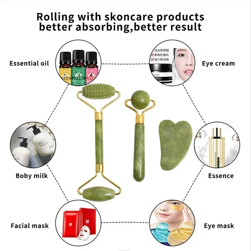 Rouleau de Jade naturel Gua Sh - Jade Roller Gua Sha avis et prix