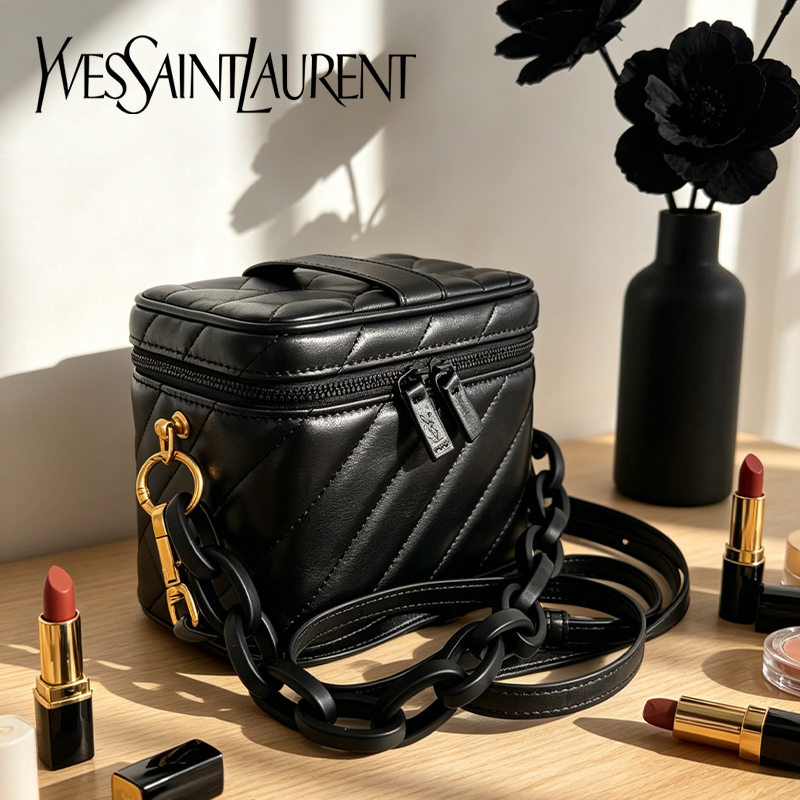 Sac Yves Saint Laurent noir ma - Ysl Beauty Makeup Bag avis et prix