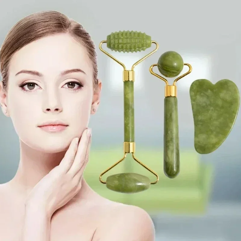 Rouleau de jade naturel et Gua - Jade Roller Gua Sha avis et prix