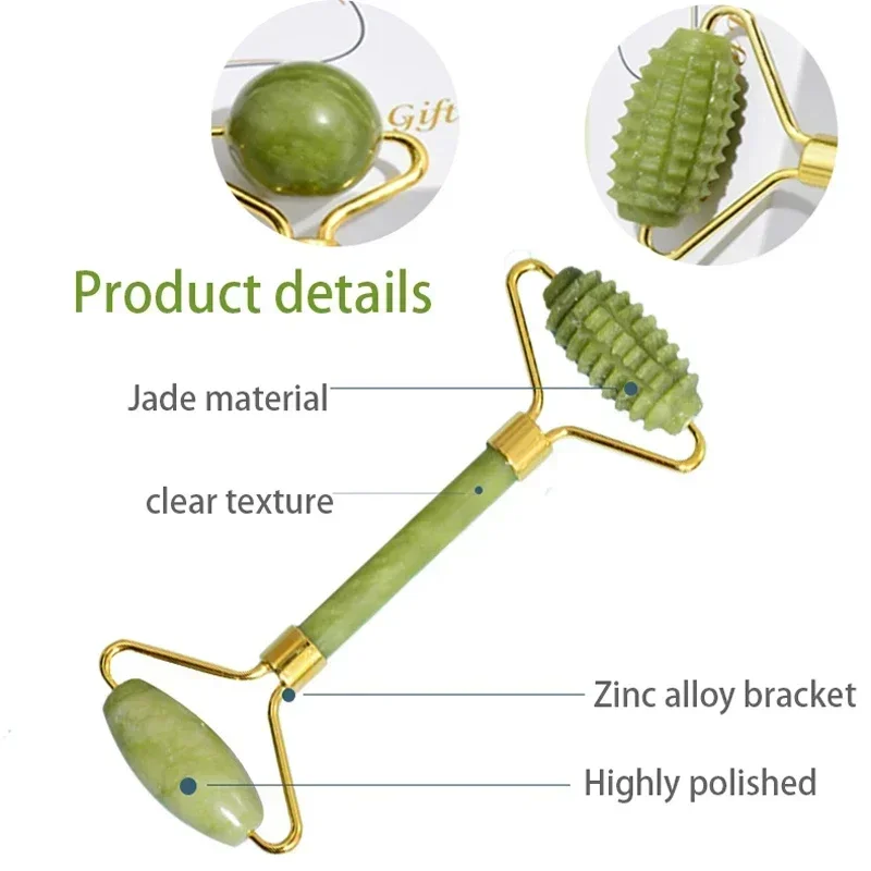 Rouleau de jade naturel et Gua - Jade Roller Gua Sha avis et prix
