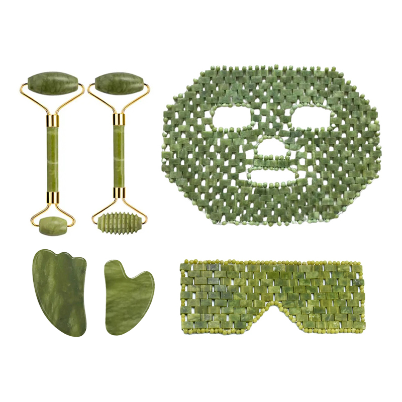 Masque Facial en Jade naturel  - Jade Roller Gua Sha avis et prix