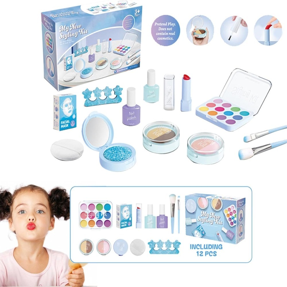Ensemble de jeu de salon de be - Beauty Makeup Kit For Girls avis et prix