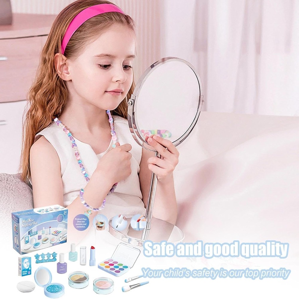 Ensemble de jeu de salon de be - Beauty Makeup Kit For Girls avis et prix