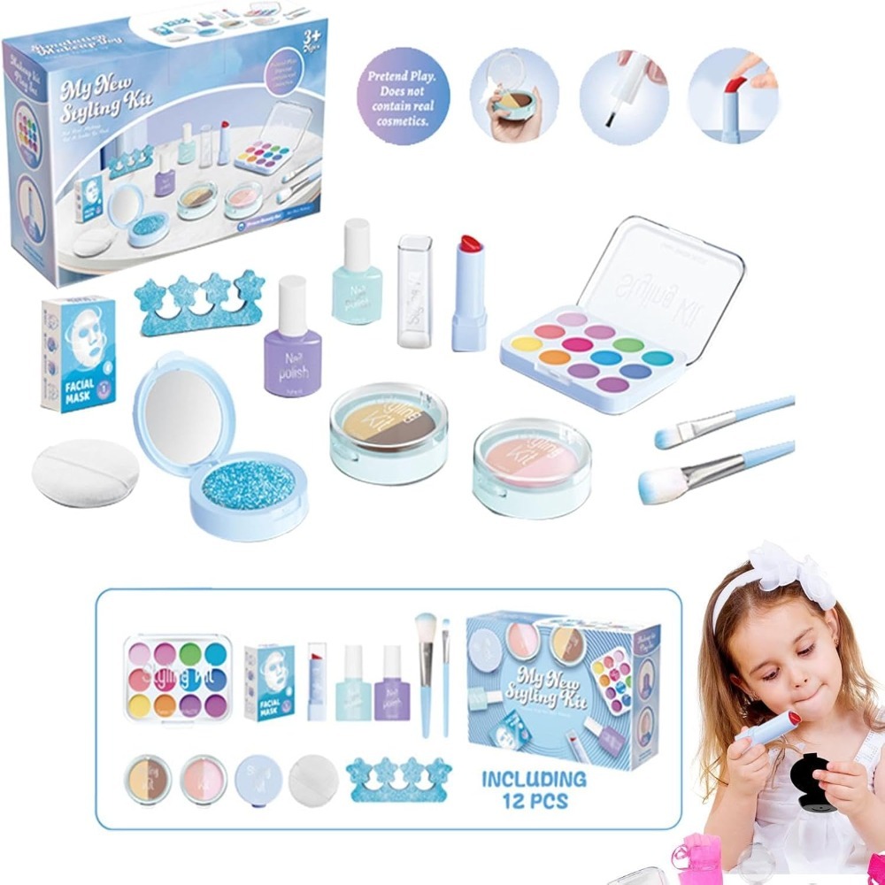 Ensemble de jeu de salon de be - Beauty Makeup Kit For Girls avis et prix