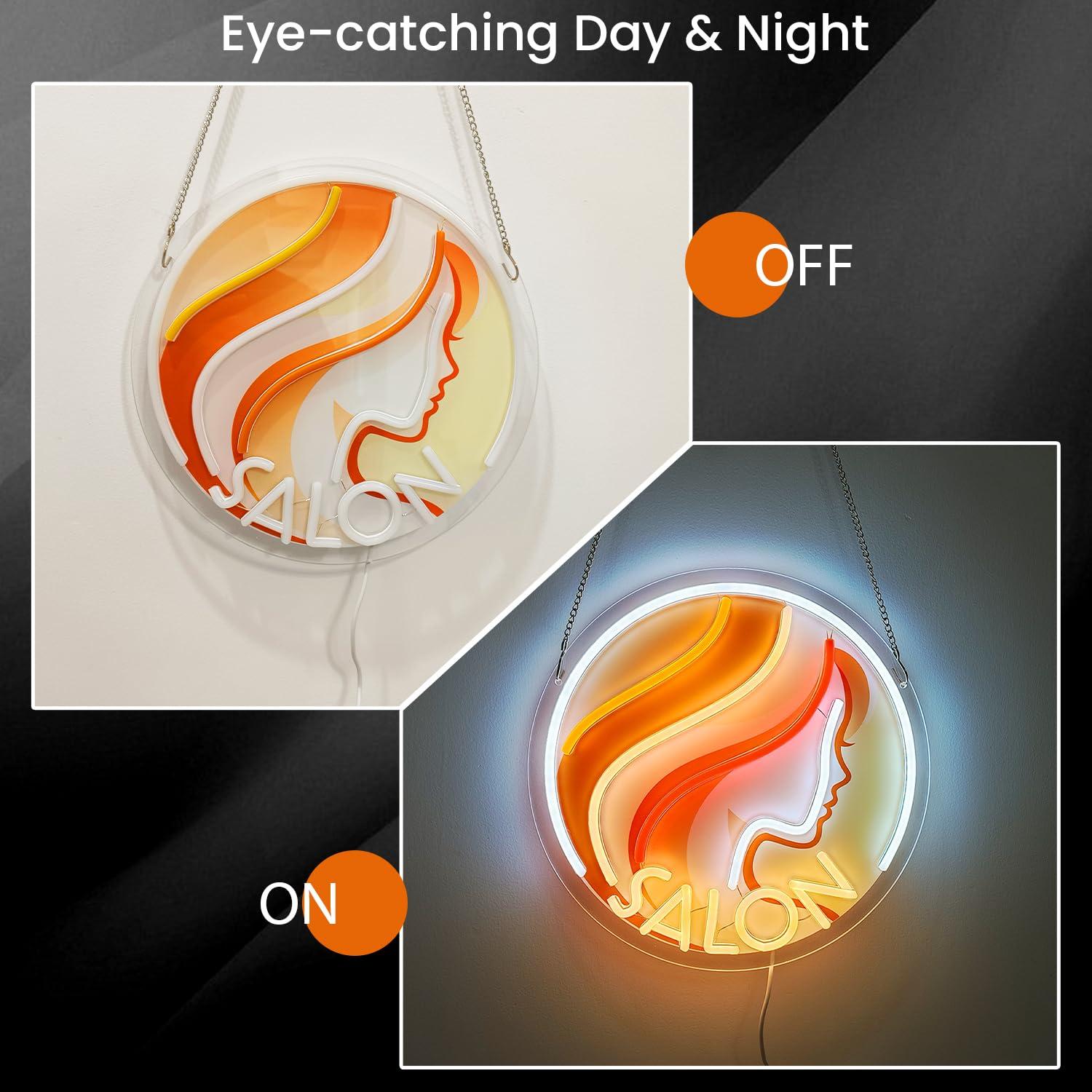 Enseigne néon LED USB à intens - Makeup Beauty Lounge avis et prix