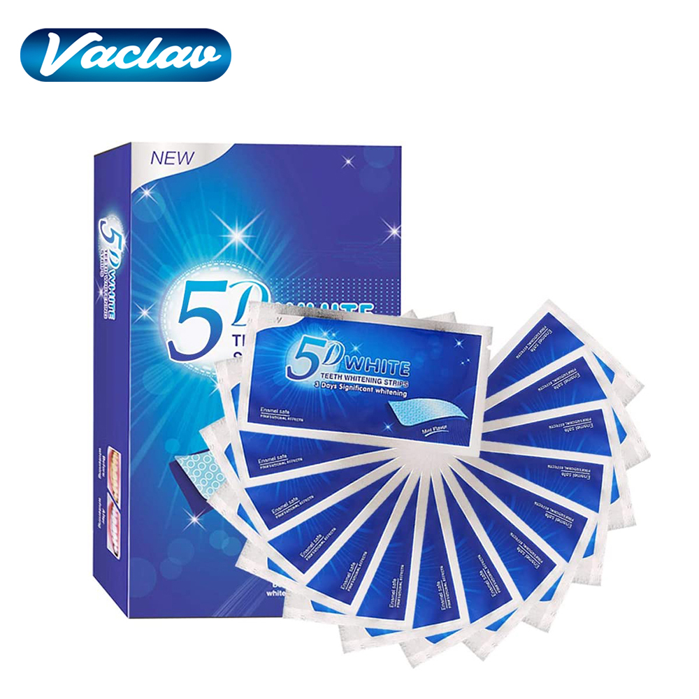 Bandelettes blanchissantes 5D  - Teeth Whitening Strips avis et prix