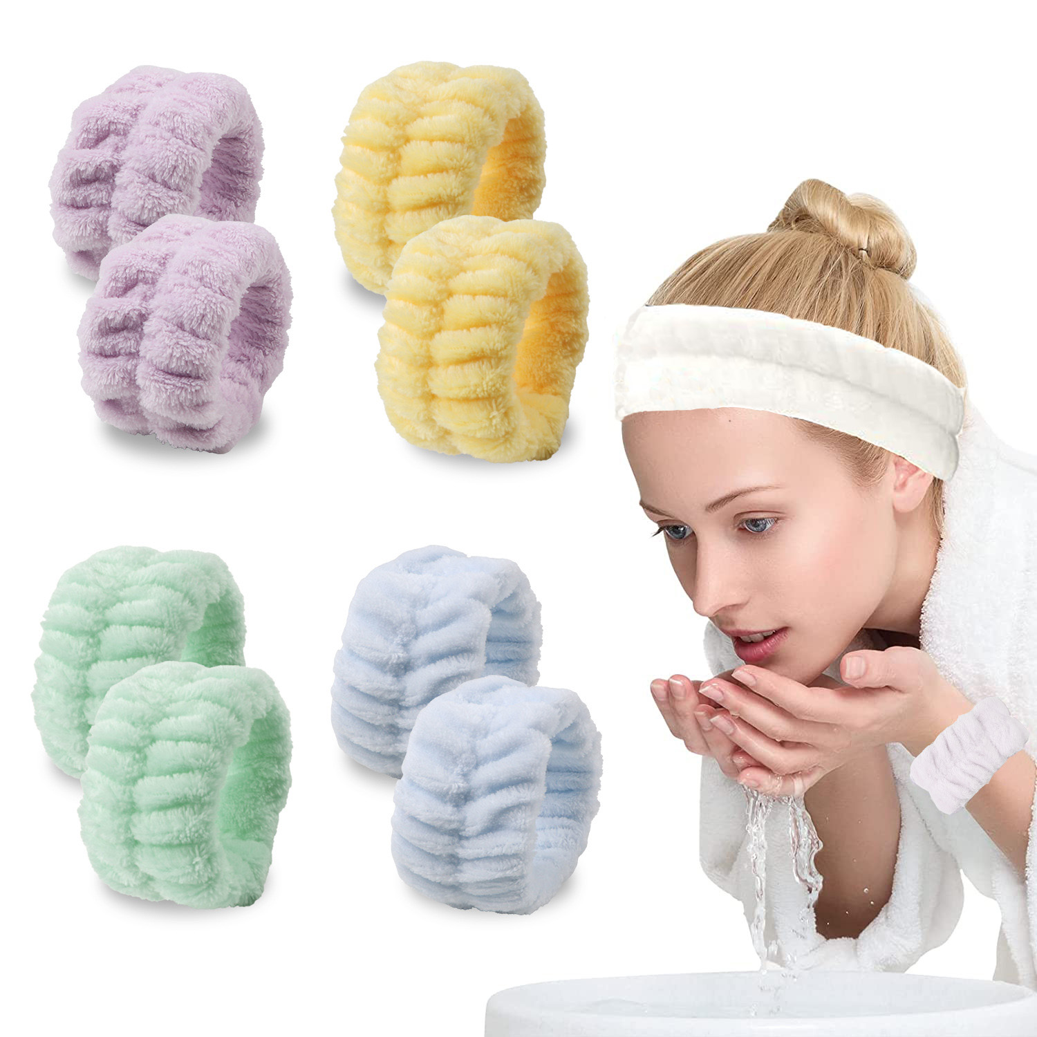Bandeau élastique en velours d - Makeup Beauty Set avis et prix