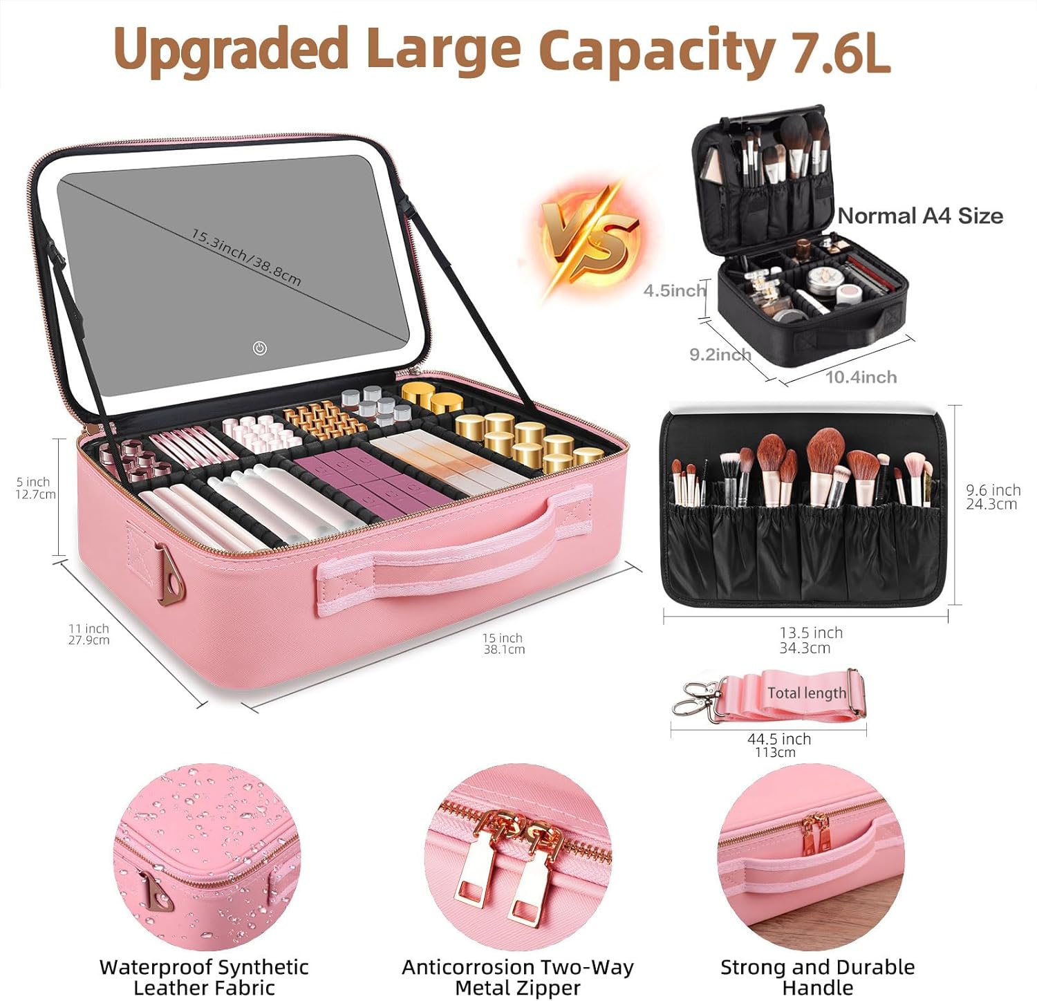 Trousse de maquillage grande c - Beauty Makeup Vanity avis et prix